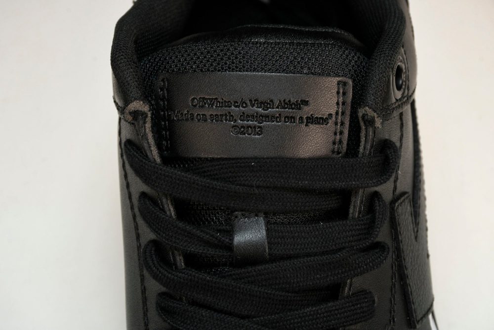 Off-White Out Of Office OOO Low Top "For Walking" - Black White - Image 12