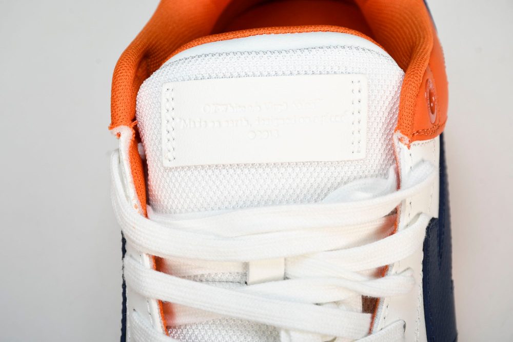 Off-White Out Of Office OOO Low Top 'Orange White Blue' - Image 12