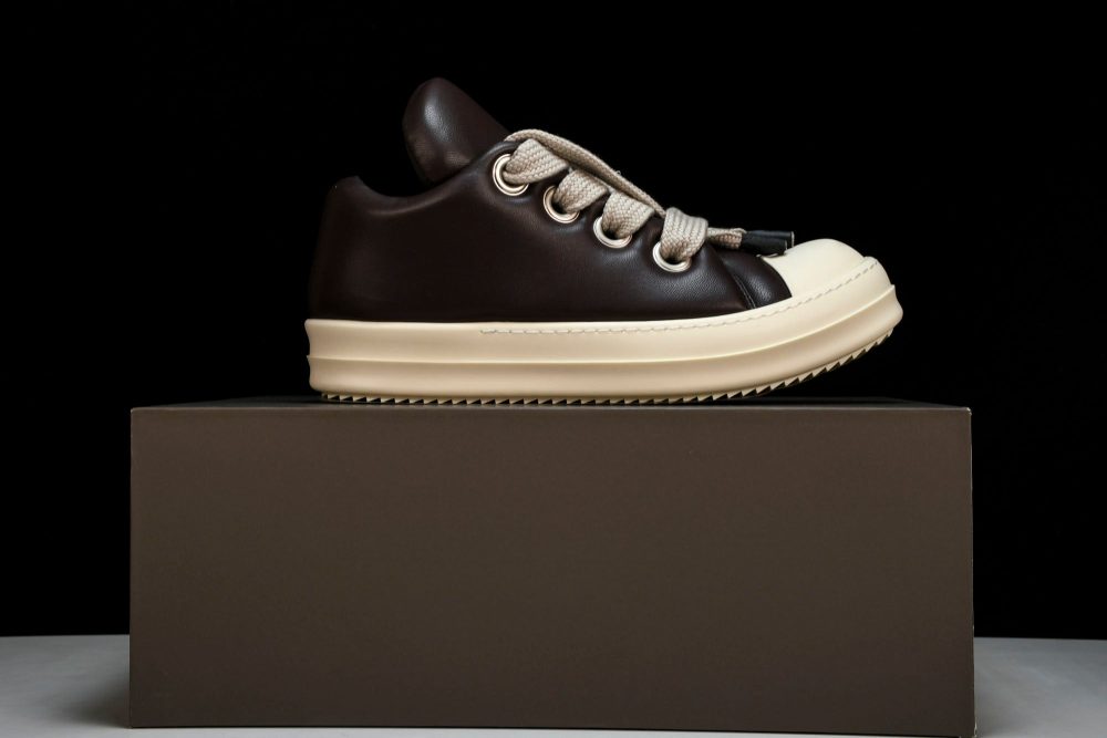 Rick Owens Luxor Jumbo Lace Padded Low 'Black' - Image 22