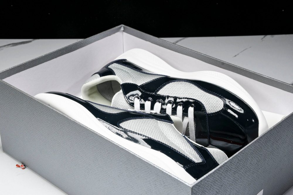 Prada America's Cup Sneaker 'Navy Blue Silver' - Image 20