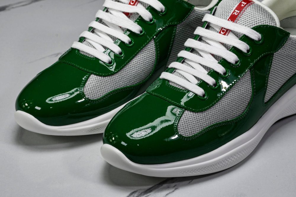 Prada America's Cup Sneaker 'Green Silver' - Image 17
