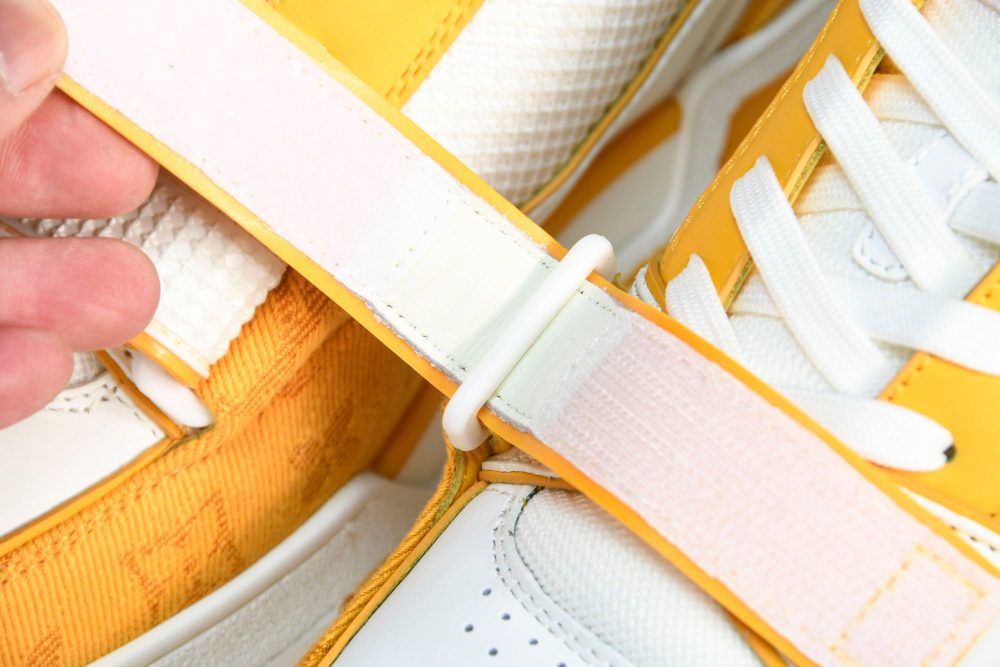 Louis Vuittоп Trainer Low Velcro Strap 'Monogram Denim Yellow' - Image 13