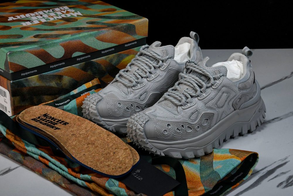 Salehe Bembury x Moncler Trailgrip Genius Grain GTX 'Grey' - Image 20