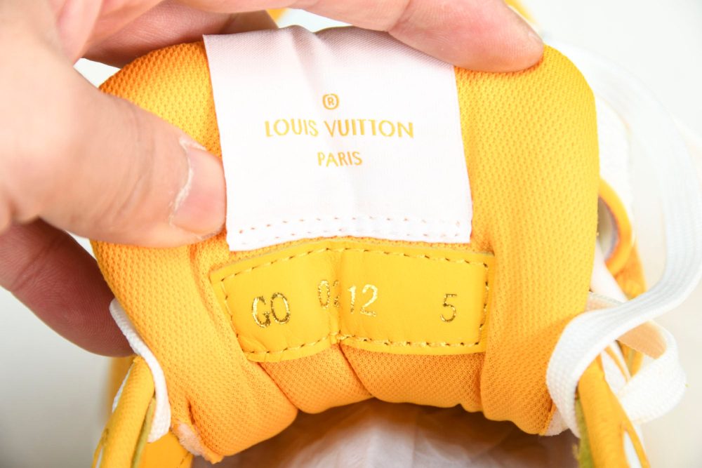 Louis Vuittоп Trainer Low Velcro Strap 'Monogram Denim Yellow' - Image 14