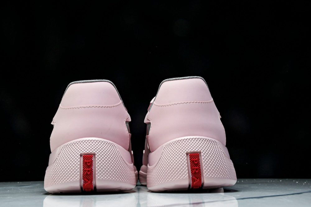 Prada America's Cup Sneaker Soft Rubber 'Pink' - Image 7