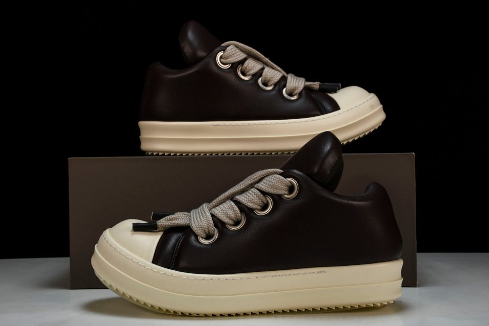 Rick Owens Luxor Jumbo Lace Padded Low 'Black' - Image 21