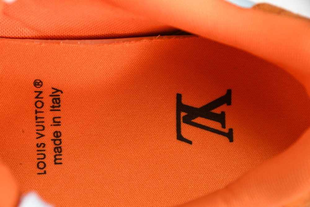 Louis Vuittоп Trainer Low Velcro Strap 'Monogram Denim Orange' - Image 15