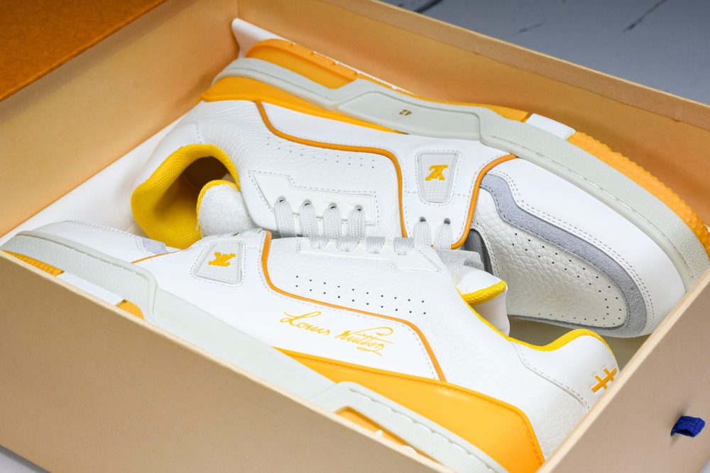 Louis Vuittоп Trainer Low 'Signature White Yellow' - Image 27