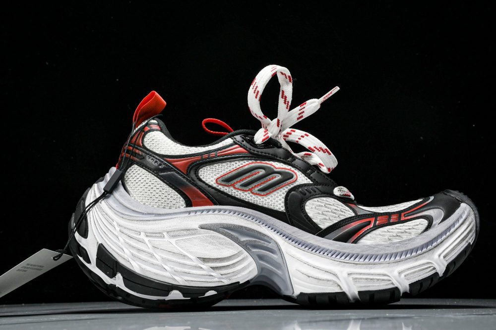 10XL Sneaker 'White Black Red' - Image 3