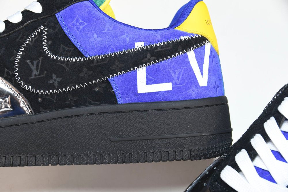 Louis Vuittоп x AF1 by Virgil Abloh 'Metallic Silver' - Image 10