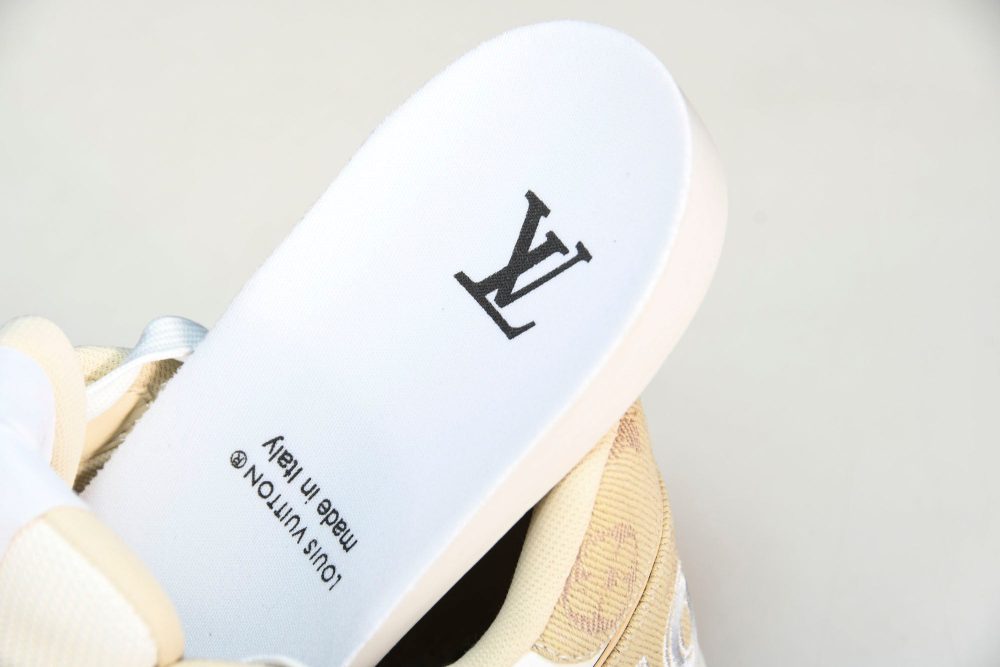 Louis Vuittоп Trainer Low Velcro Strap 'Monogram Denim Beige' - Image 16
