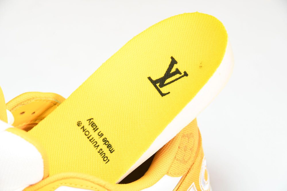 Louis Vuittоп Trainer Low Velcro Strap 'Monogram Denim Yellow' - Image 16