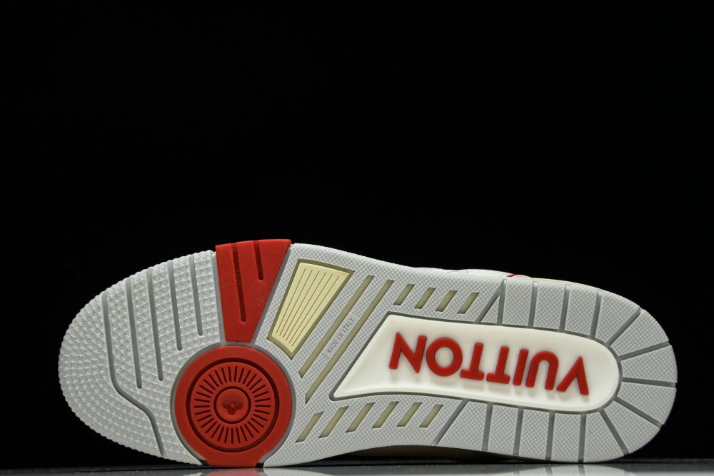 Louis Vuittоп Trainer Low Velcro Strap 'Red Mesh' - Image 5