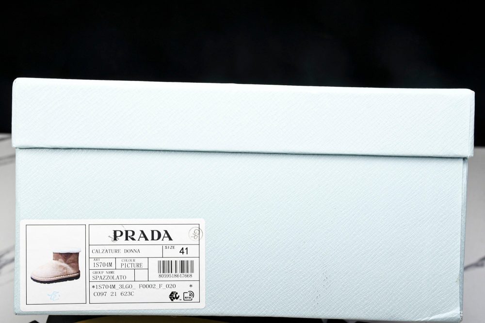 Prada Suede Booties 'Beige' - Image 24
