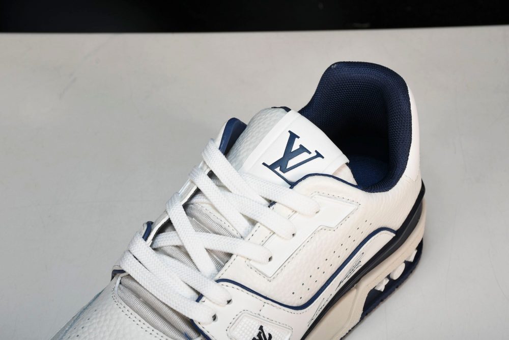 Louis Vuittоп Trainer Low 'Signature White Marine' - Image 10