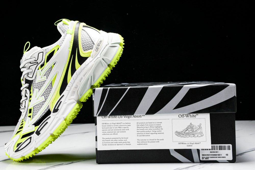 Off-White "Be Right Back" Sneaker 'White Fluorescent' - Image 25
