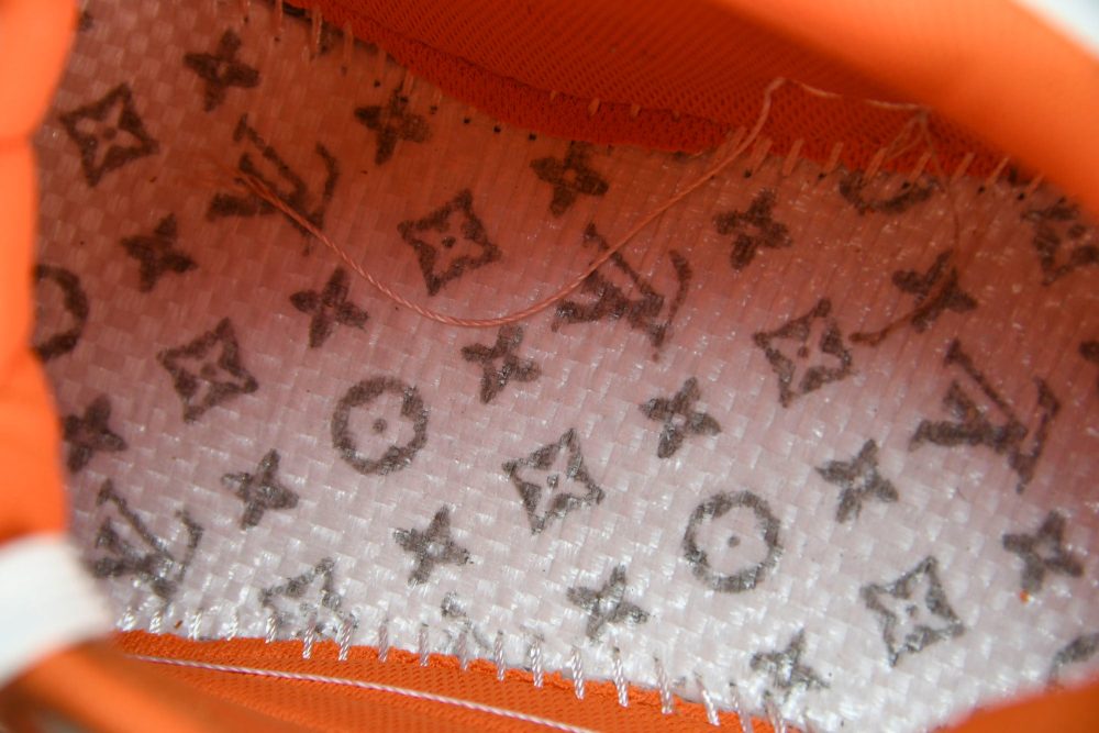 Louis Vuittоп Trainer Low Velcro Strap 'Monogram Denim Orange' - Image 18