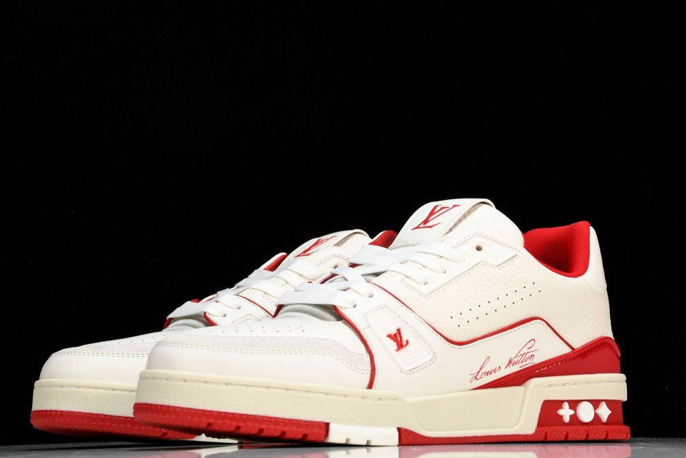 Louis Vuittоп Trainer Low 'Signature White Red' - Image 2