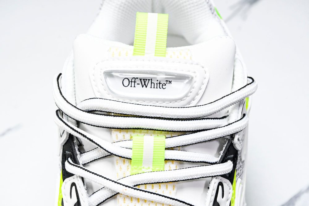 Off-White "Be Right Back" Sneaker 'White Fluorescent' - Image 11