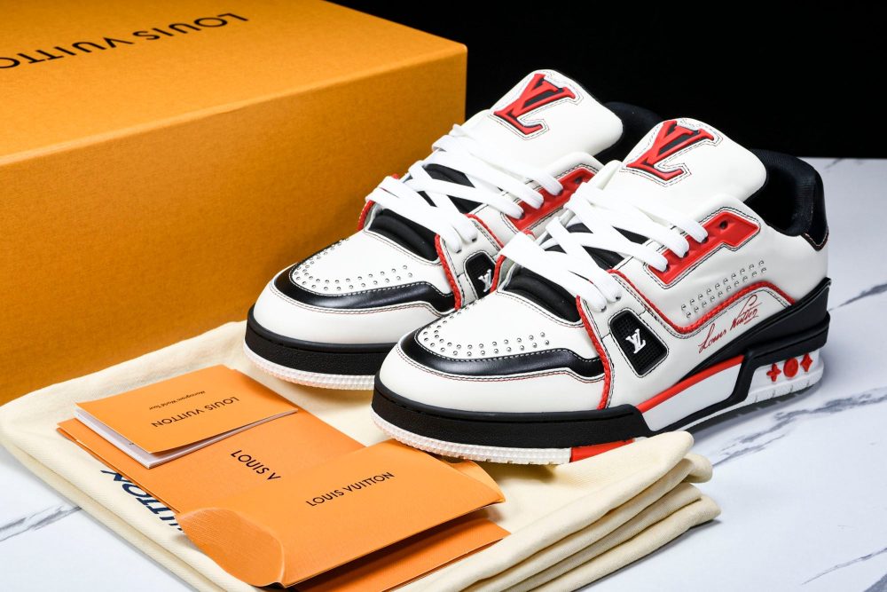 Louis Vuittоп Trainer Low Western 'White Red' - Image 17