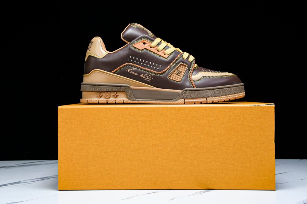 Louis Vuittоп Trainer Low Western 'Brown' - Image 21