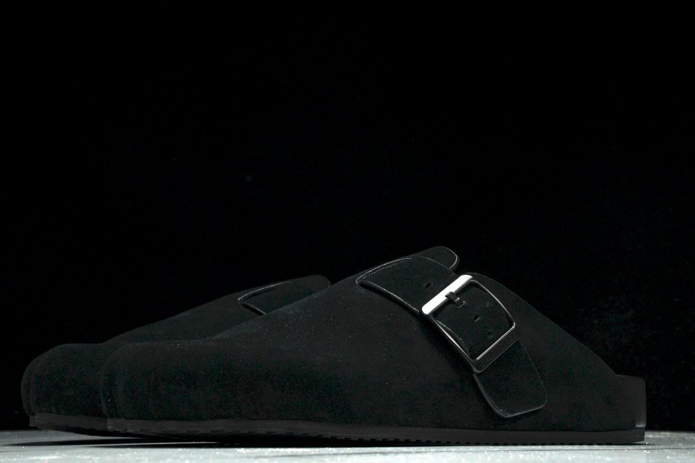Вirkenstock x Вalenciaga Sunday Mule Suede 'Black' - Image 2
