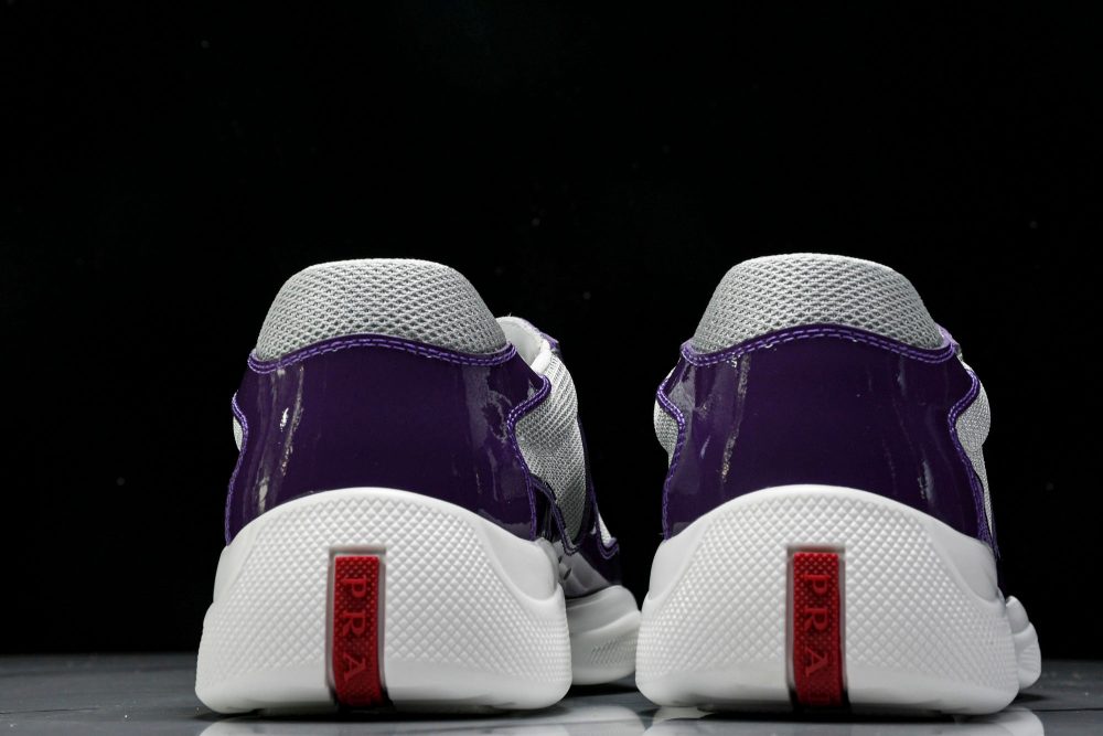 Prada America's Cup Sneaker 'Purple Silver' - Image 7