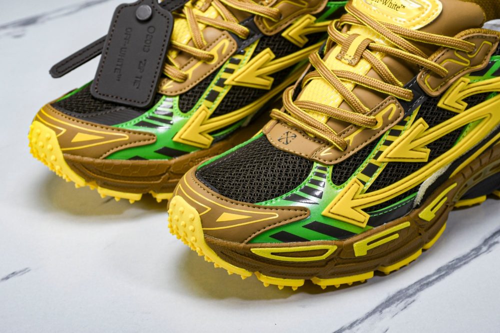 Off-White "Be Right Back" Sneaker 'Yellow Brown' - Image 20