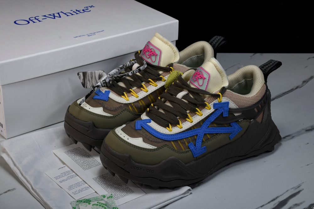 Off-White ODSY-1000 'Brown Grey Blue' - Image 3