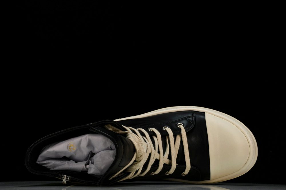 Rick Owens Ramones High EDFU 'Black Milk' - Image 4