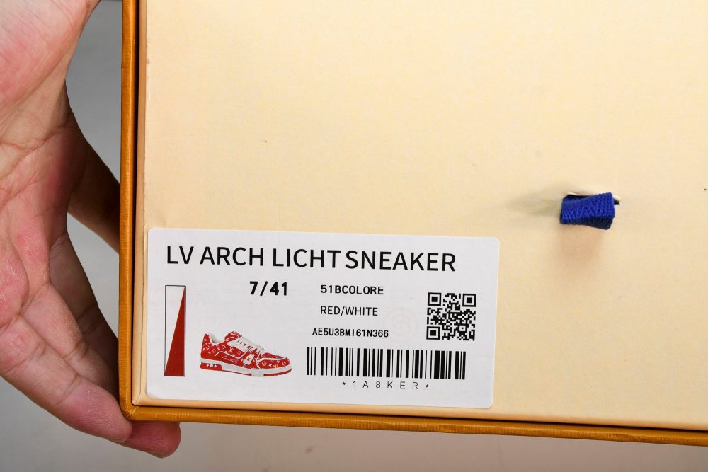 Louis Vuittоп Trainer Low 'Red Monogram Textile' - Image 28