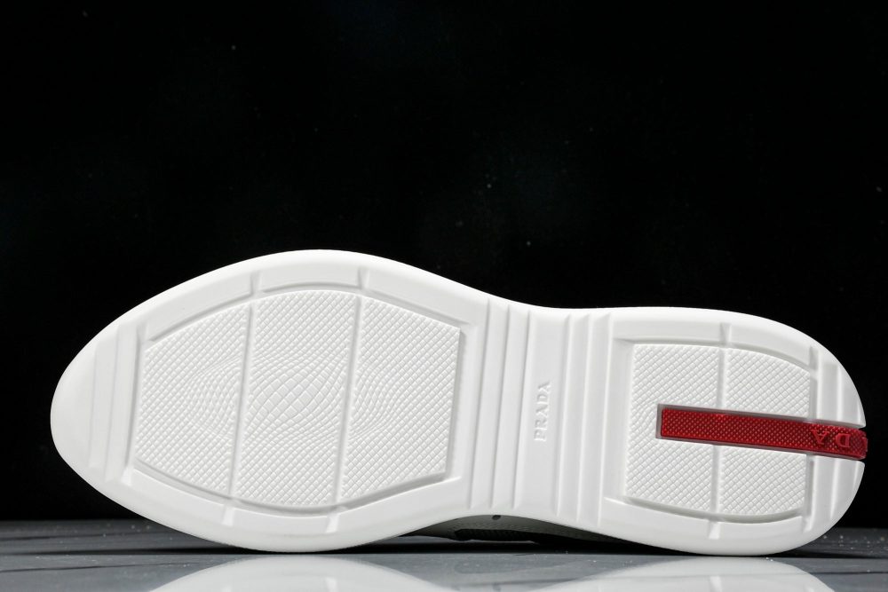 Prada America's Cup Sneaker 'White Silver' - Image 5