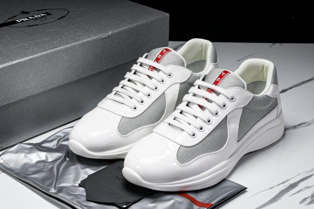 Prada America's Cup Sneaker 'White Silver' - Image 19