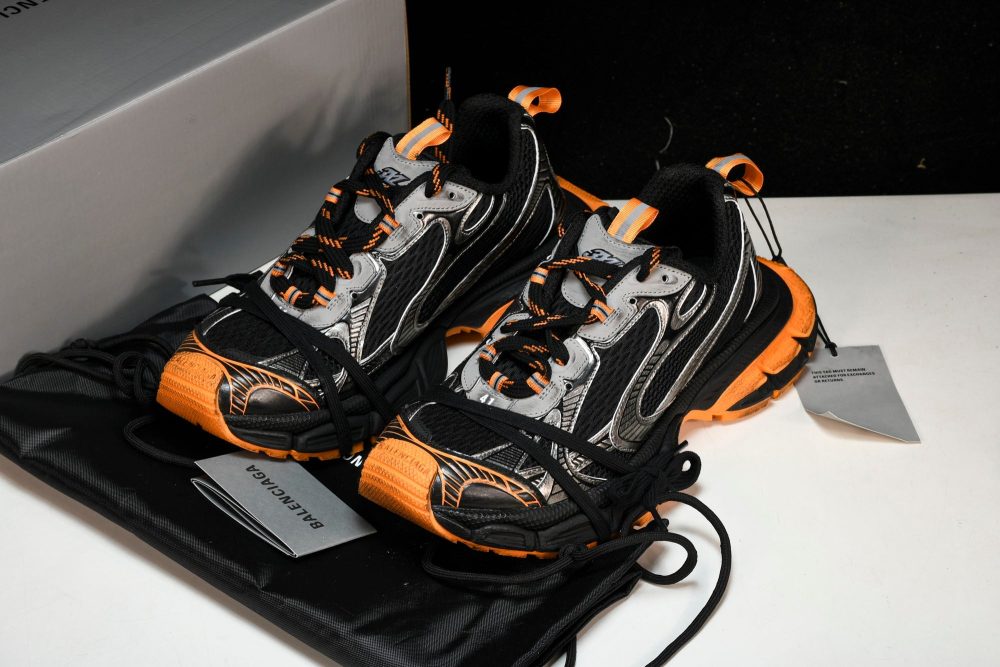 3XL Sneaker 'Black Orange Grey' - Image 23