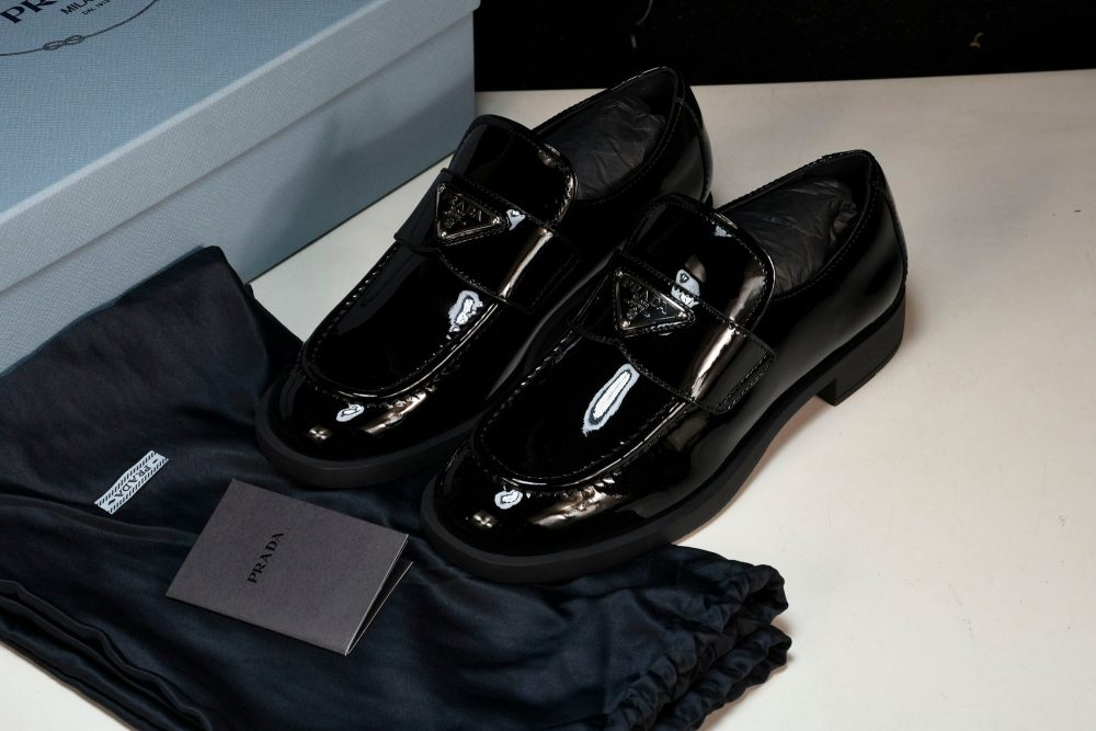 Prada Patent Loafers 'Black' - Image 16