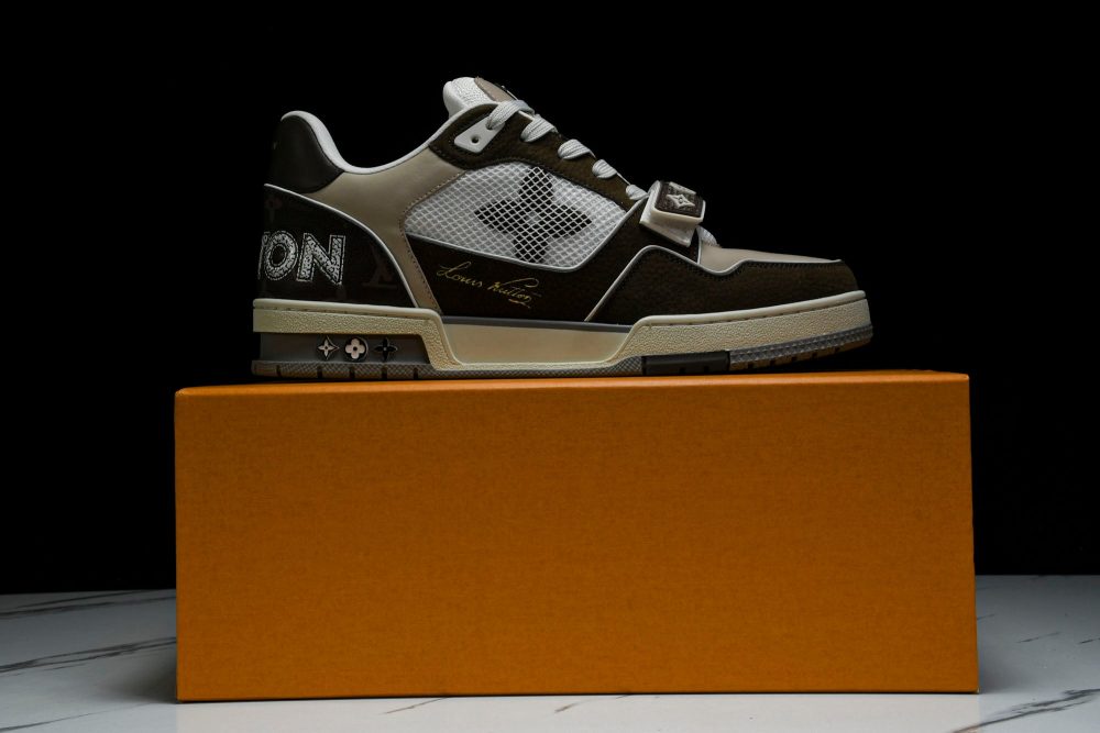 Louis Vuittоп Trainer Low Velcro Strap 'Mocha' - Image 27