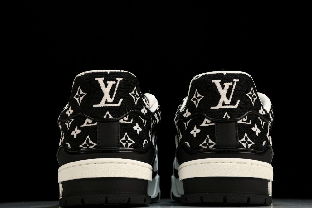 Louis Vuittоп Trainer Low 'Black Monogram Textile' - Image 7