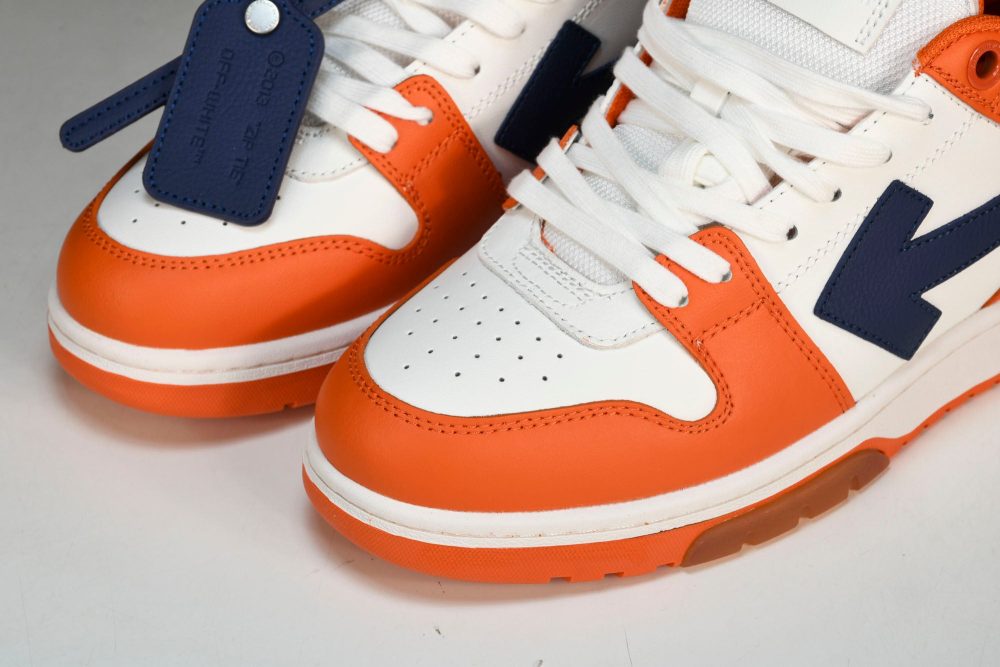Off-White Out Of Office OOO Low Top 'Orange White Blue' - Image 24