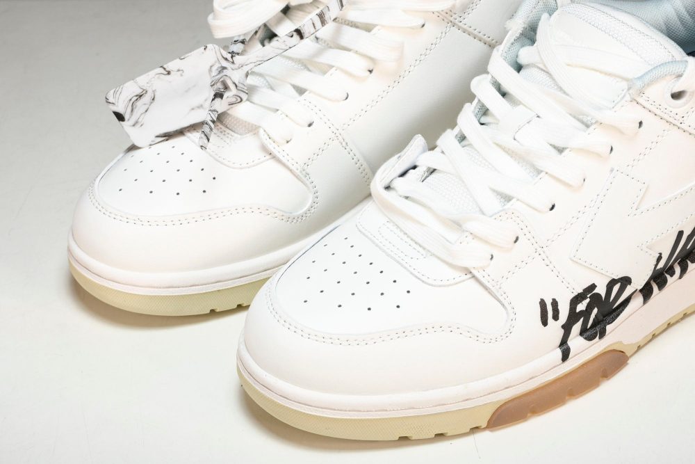 Off-White Out Of Office OOO Low Top "For Walking" - White Black - Image 22