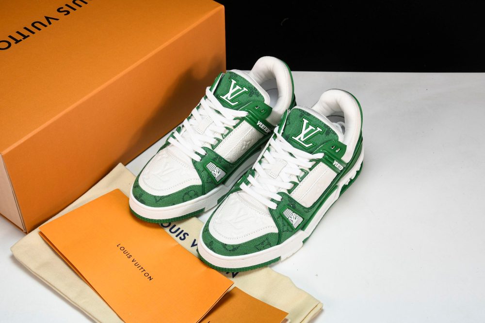 Louis Vuittоп Trainer Low 'Monogram Denim Green' - Image 22
