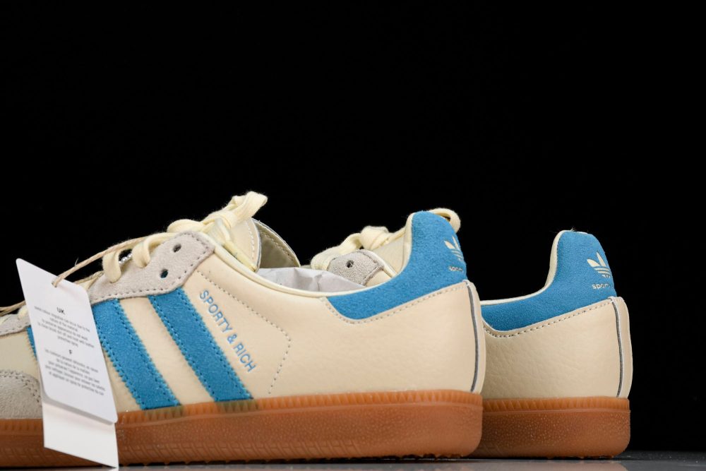 Samba x Sporty & Rich 'Cream Blue' - Image 8