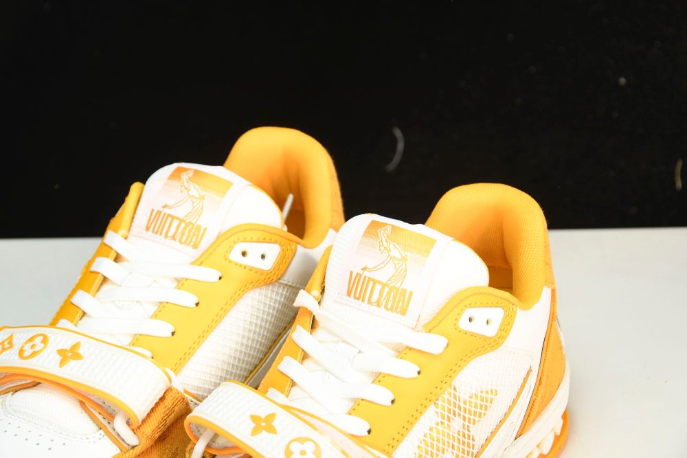 Louis Vuittоп Trainer Low Velcro Strap 'Monogram Denim Yellow' - Image 23