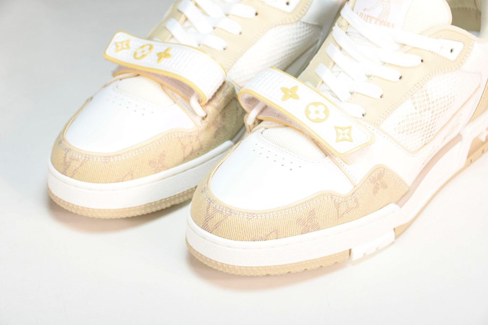 Louis Vuittоп Trainer Low Velcro Strap 'Monogram Denim Beige' - Image 23
