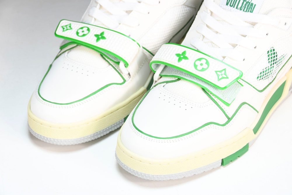 Louis Vuittоп Trainer Low Velcro Strap 'Green Mesh' - Image 23