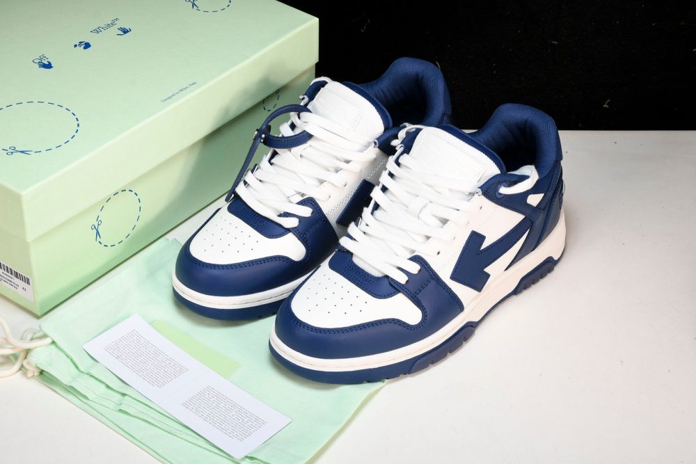 Off-White Out Of Office OOO Low Top 'Dark Blue White' - Image 23