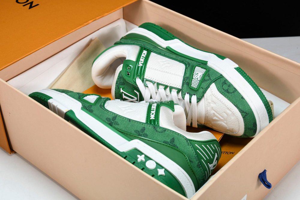 Louis Vuittоп Trainer Low 'Monogram Denim Green' - Image 23