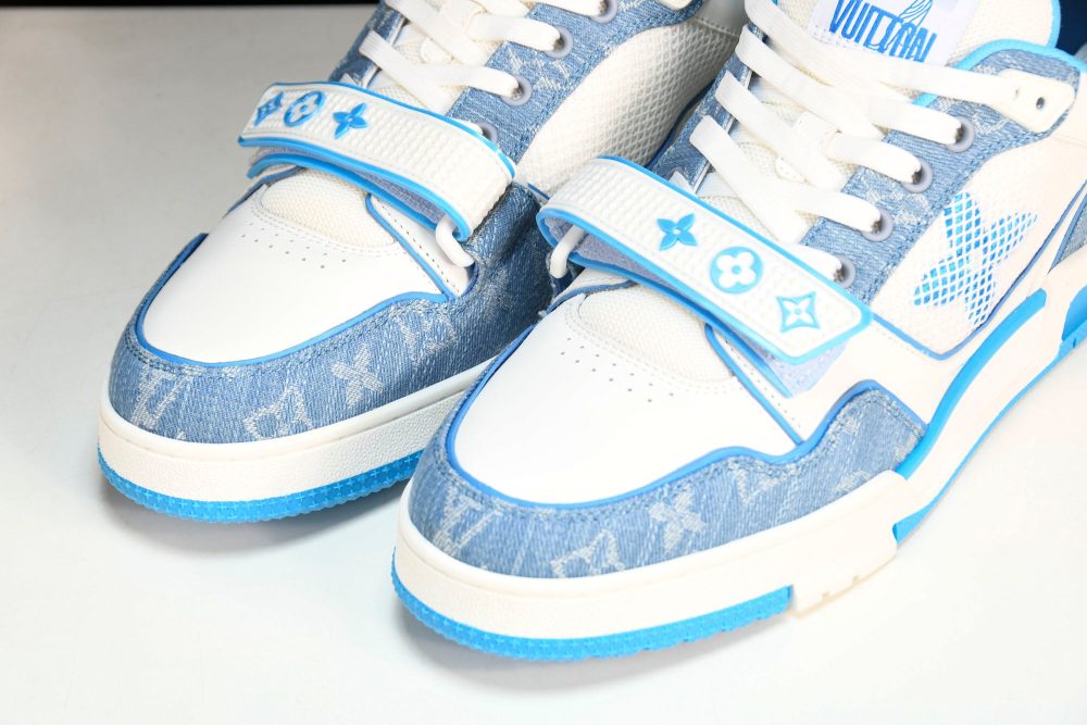 Louis Vuittоп Trainer Low Velcro Strap 'Monogram Denim Blue' - Image 23