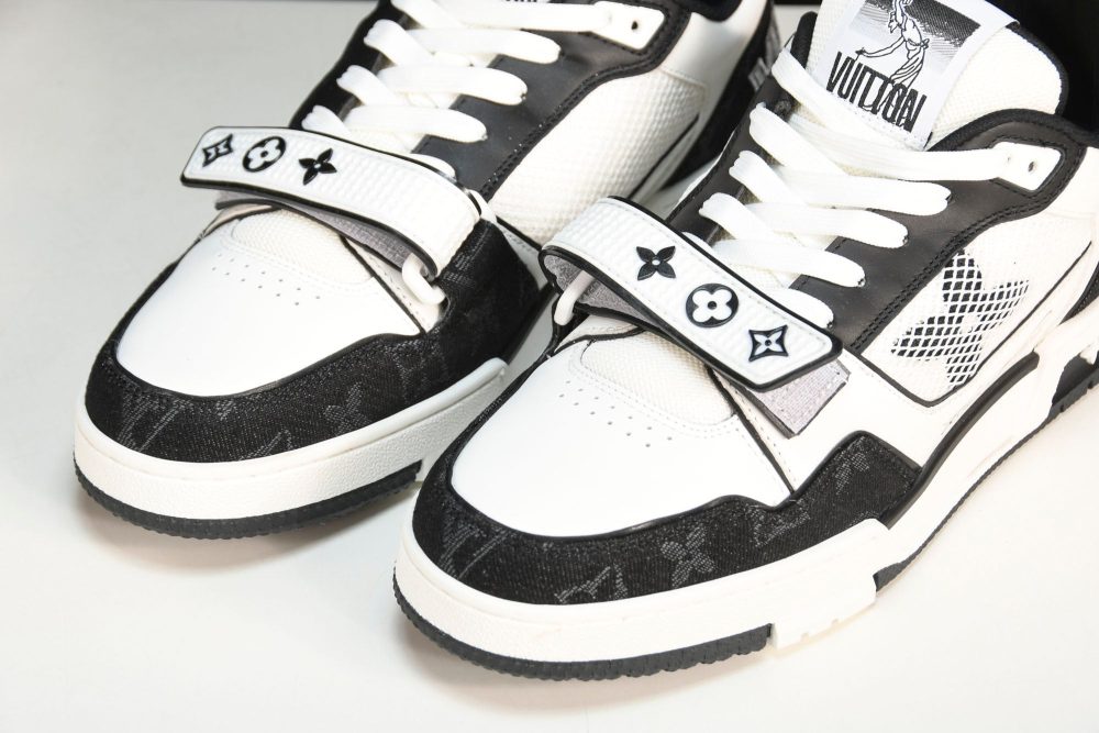 Louis Vuittоп Trainer Low Velcro Strap 'Monogram Denim Black' - Image 23