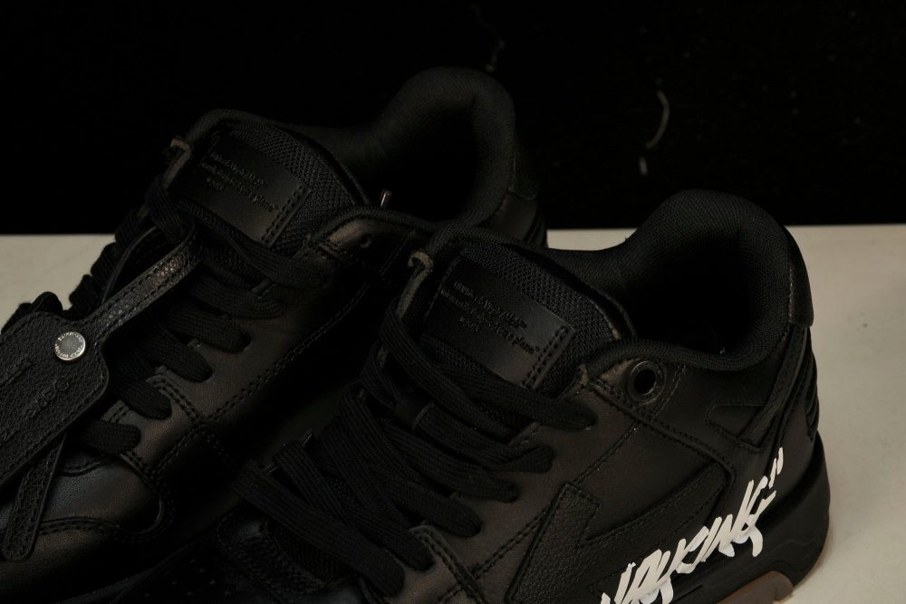 Off-White Out Of Office OOO Low Top "For Walking" - Black White - Image 23