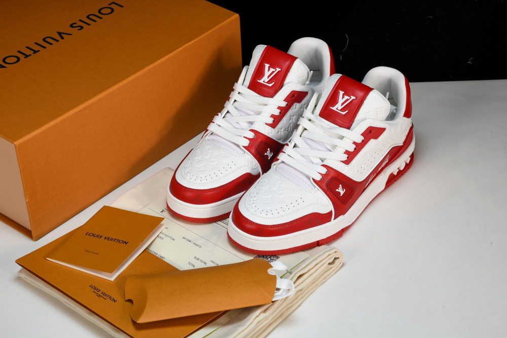 Louis Vuittоп Trainer Low 'Signature Red' - Image 23